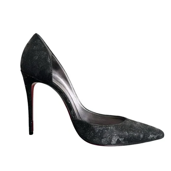 Christian Louboutin Leopard Black Heels - Picture 8 of 12